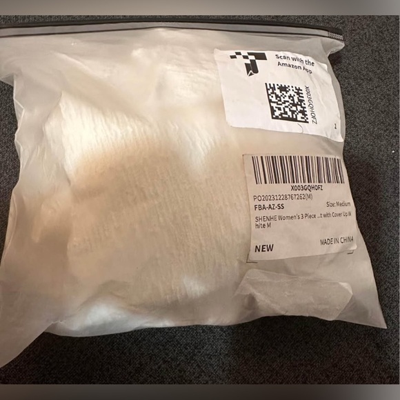 SHENHE Women’s 3 Piece High Cut Halter Triangle Bikini Swimsuit with Cover - Picture 7 of 7